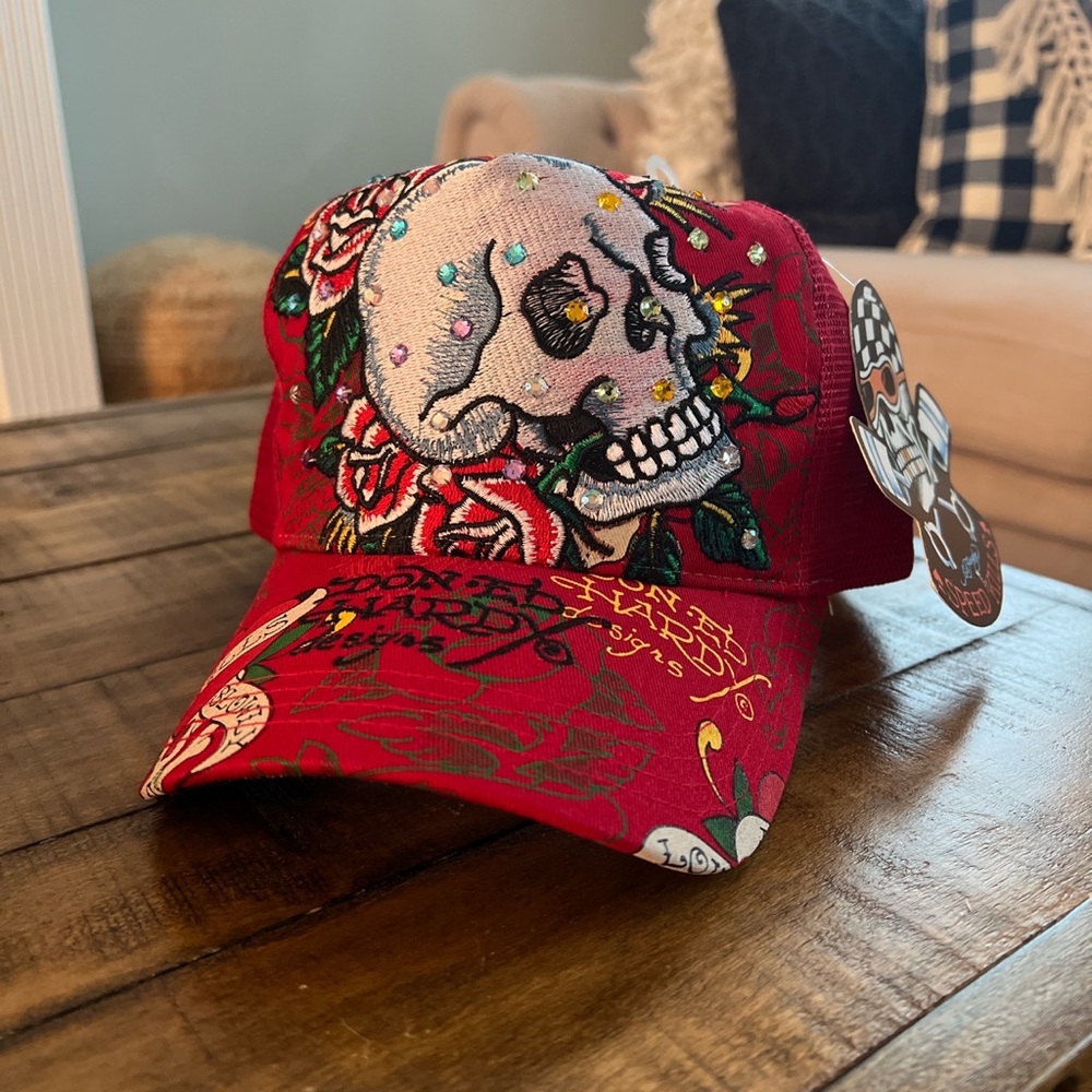 COPY - NEW! Authentic! Vintage Ed Hardy Trucker Hat